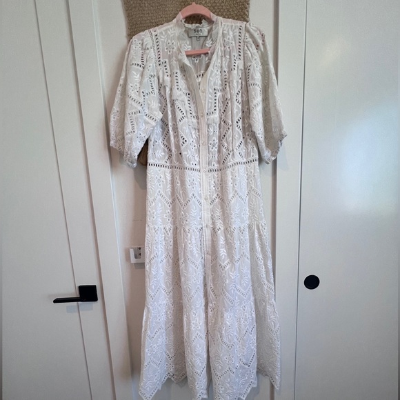 Sea New York Lace Pattern Midi Length Dress | Size 12 - Picture 4 of 8